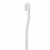 5 tiges S blanches 4 mm long 1.5 m